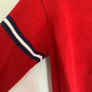 CK red sweater